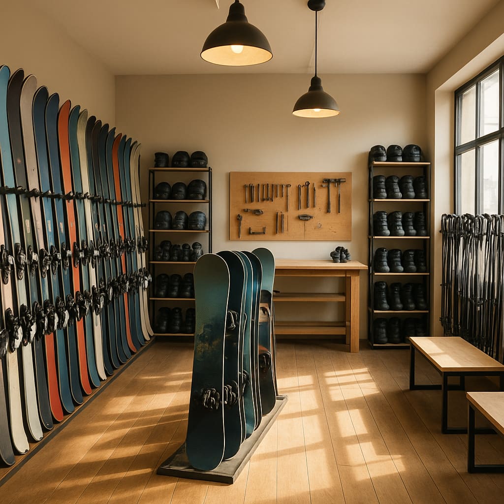 Ski Rental Interior